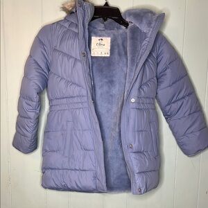 Abercrombie & Fitch Kids Puffer Jacket in Light Blue